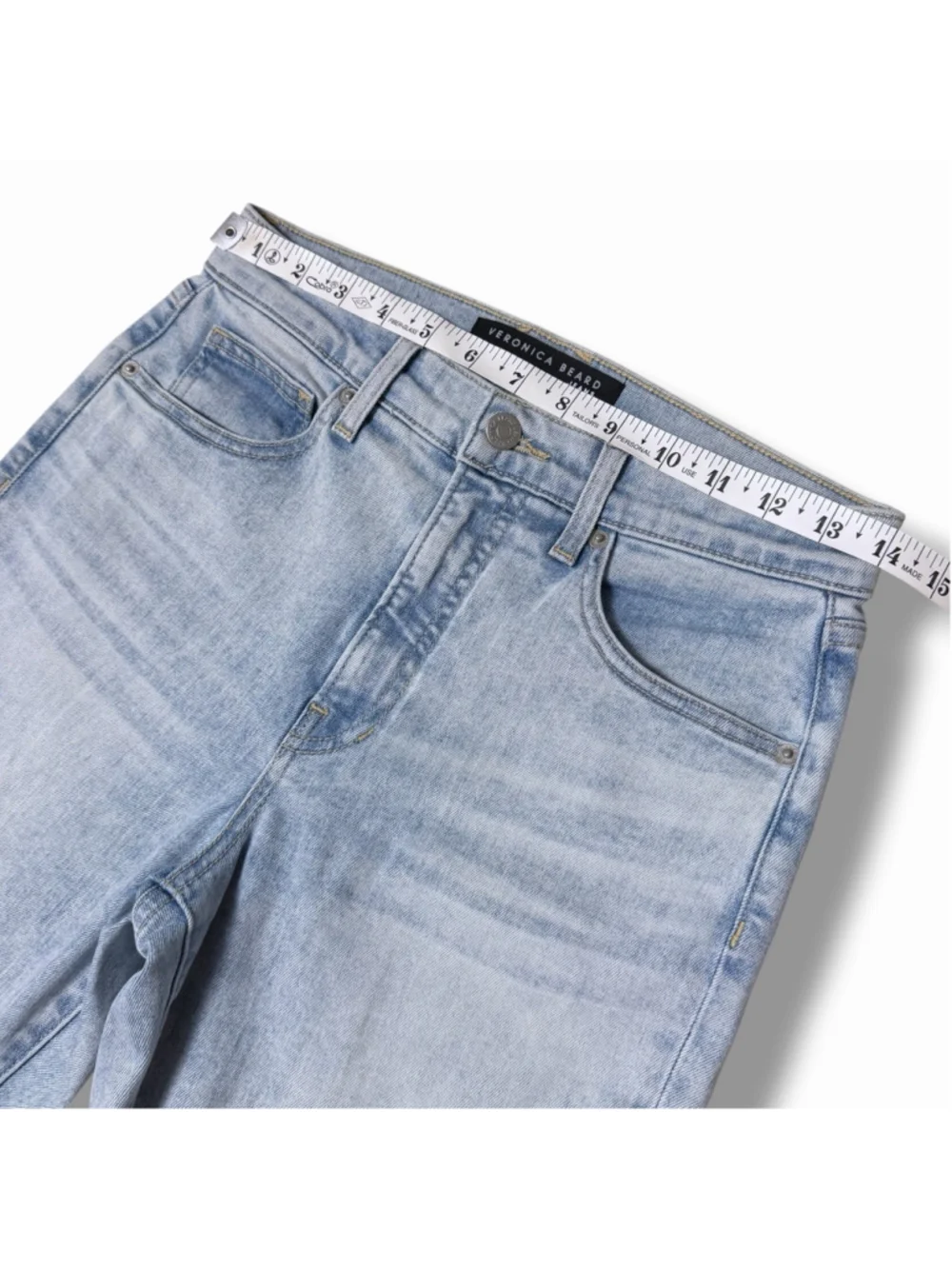 Veronica Beard NEW Sheridan Bell Bottom Flare Jeans in Sky Wash Mid Rise 26x31